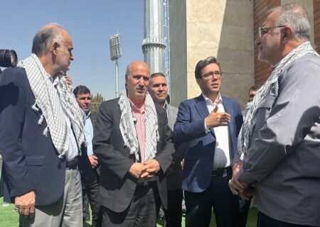 پروژه های عمرانی مرکز ملی فوتبال با حضور شهردار تهران افتتاح شد