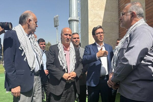 پروژه های عمرانی مرکز ملی فوتبال با حضور شهردار تهران افتتاح شد