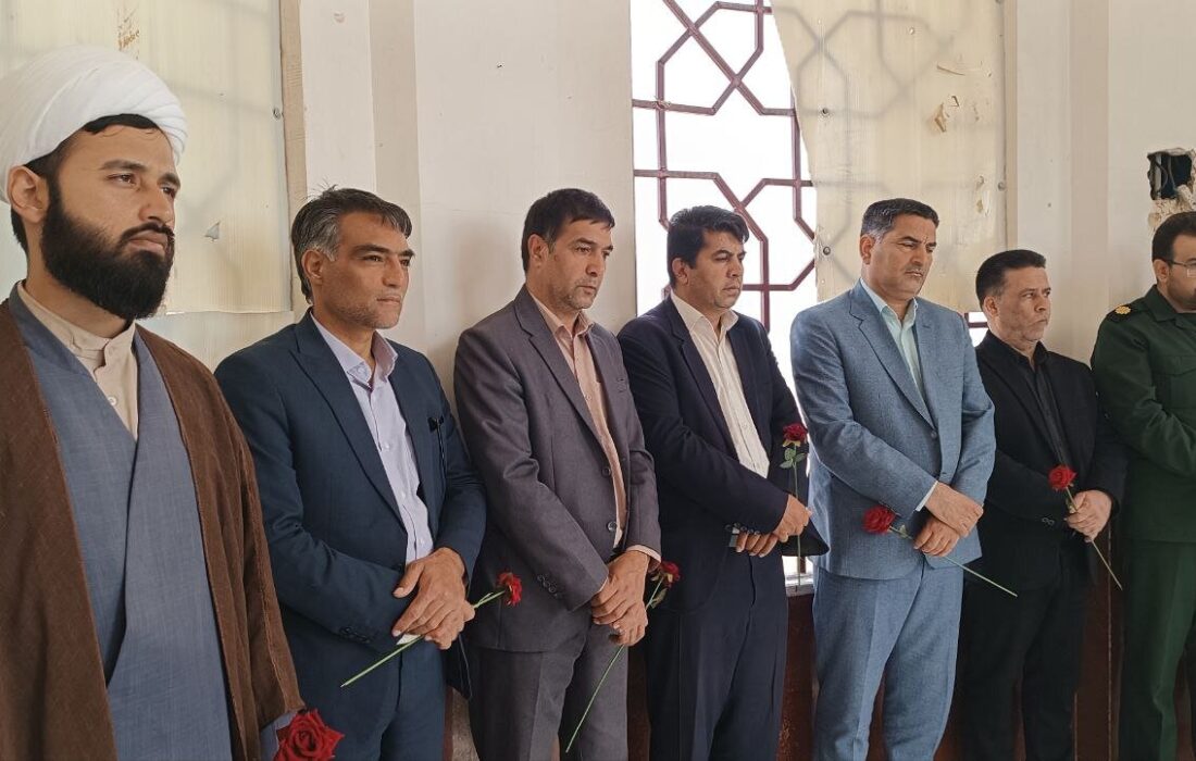 غباروبی مزار شهدای گمنام شهرستان مرزی خواف