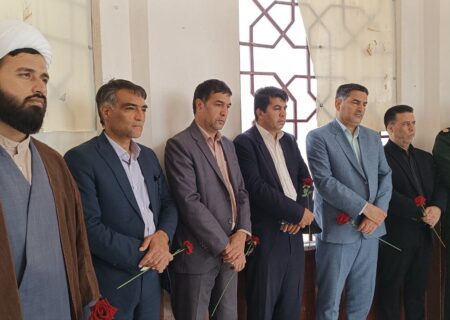 غباروبی مزار شهدای گمنام شهرستان مرزی خواف