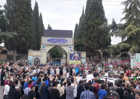استقبال از رحمان عموزاد قهرمان کشتی جهان در بهشهر