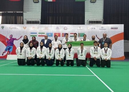 درخشش بدمینتون ایران در رقابت‌های آسیای میانه با کسب ۲۳ مدال