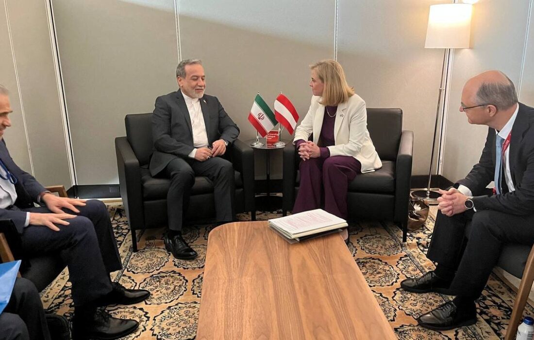 دیدار وزرای خارجه ایران و اتریش در حاشیه نشست مجمع عمومی سازمان ملل