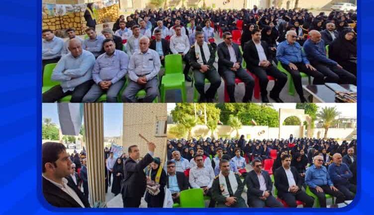 آغاز سال تحصیلی در دیلم با نواختن زنگ ایثار و مقاومت