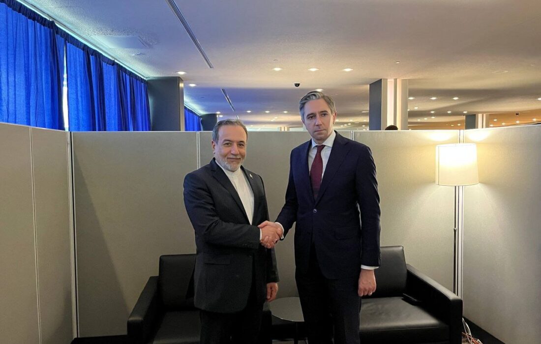 دیدار وزیر امور خارجه جمهوری اسلامی ایران با وزیر امور خارجه ایرلند