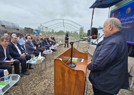 آغاز عملیات اجرایی کنارگذر لنگرود با حضور مسئولان وزارت راه