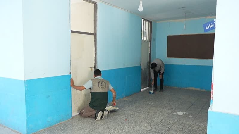 ۱۸۰ مدرسه لرستان رنگ‌آمیزی و بهسازی محیطی شد