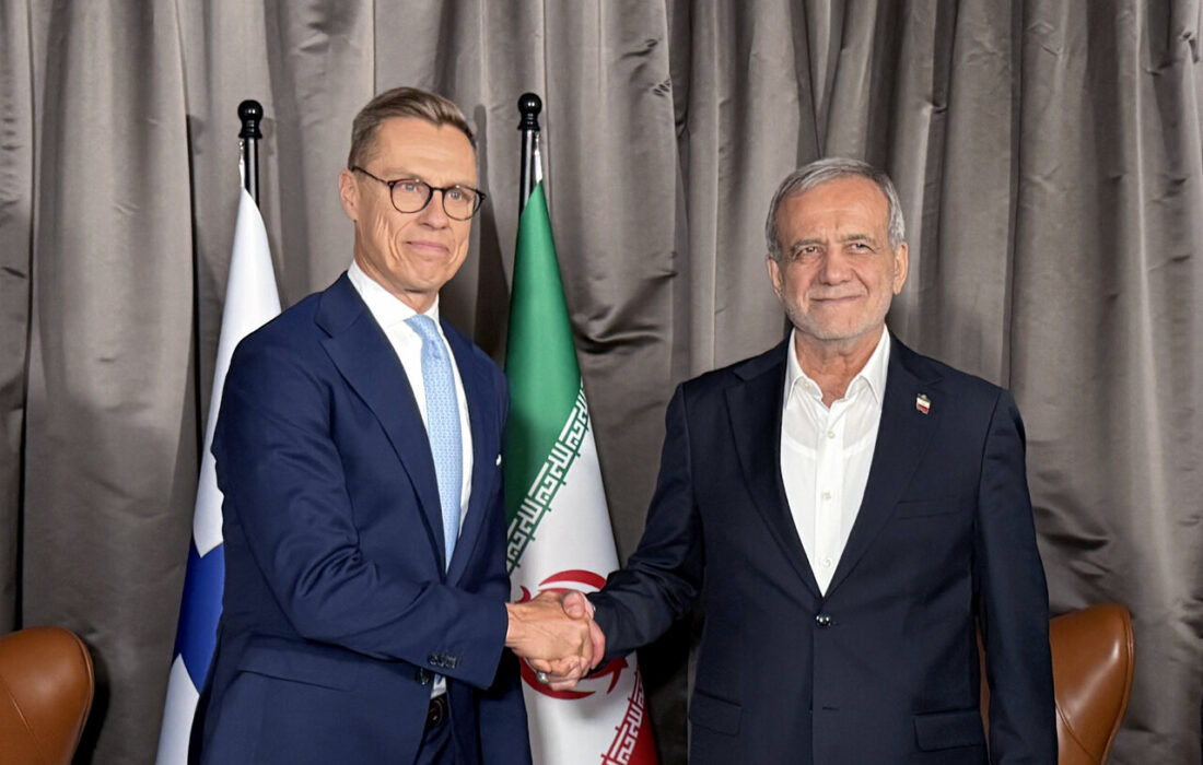 روسای جمهور ایران و فنلاند با یکدیگر دیدار کردند