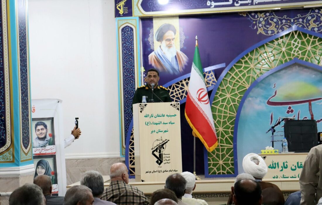 فرمانده سپاه دیر: حماسه گردان امام حسین(ع) در دفاع مقدس ملی شود