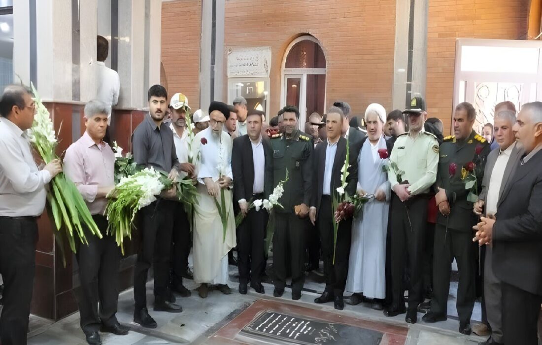 آئین تجدید میثاق مسئولان و مردم با شهدا در گچساران
