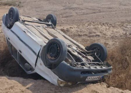 لطفی: واژگونی پراید در محور تربت‌جام منجر به مصدومیت ۵ نفر شد