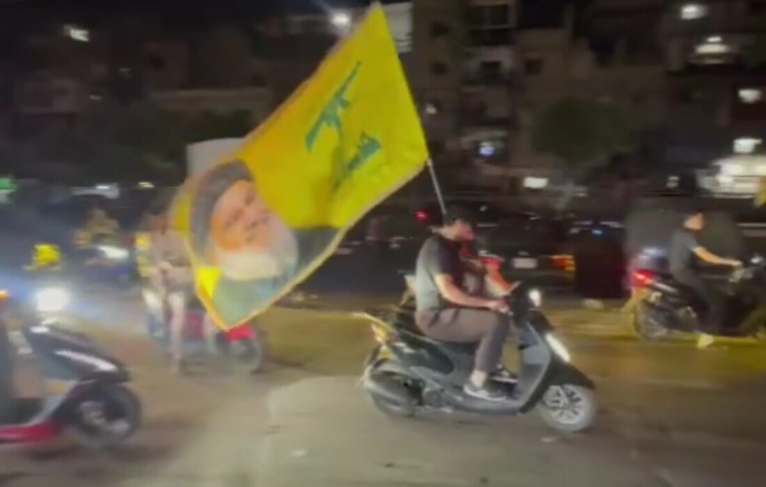 راهپیمایی خودرویی طرفداران حزبالله همزمان با مراسم سالگرد شهیدنصرالله