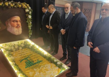 حضور هیئت پارلمانی ایران در مراسم سالگرد شهدای مقاومت حزب‌الله لبنان