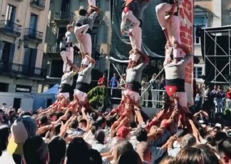 تجمع باشکوه حامیان فلسطین در بارسلونا علیه صهیونیست‌ها + فیلم