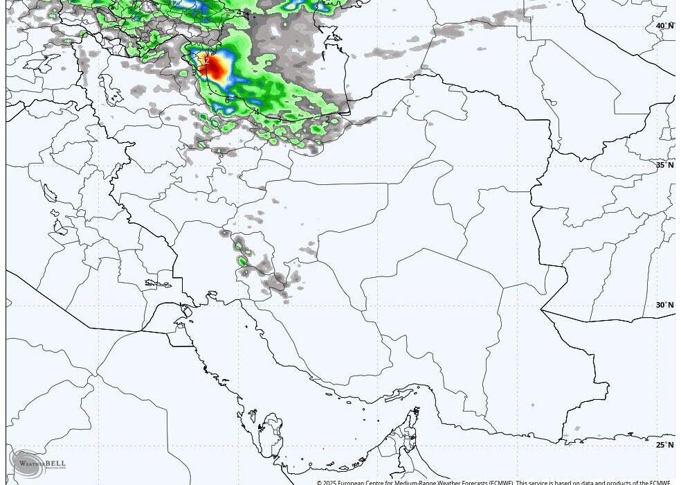 ورود سامانه بارشی جدید به ۹ استان از امروز؛ هشدار هواشناسی صادر شد
