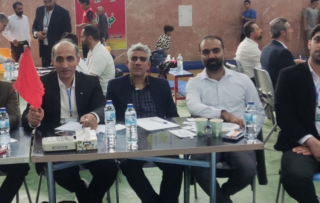 قضاوت داوران خراسان شمالی در رقابتهای ژیمناستیک قهرمانی کشور