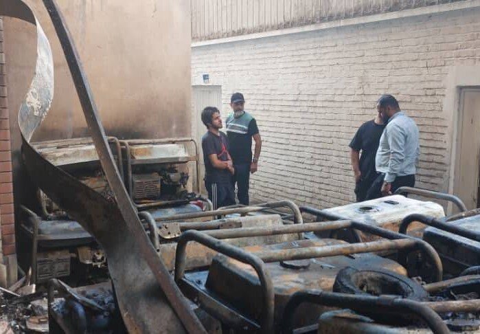 آتشسوزی در خیابان سعدی خوشبختانه تلفات جانی نداشت