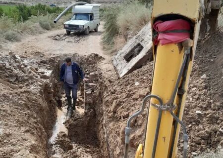 تعمیر سه نقطه آسیب‌دیده در خط انتقال آب مجتمع گرمخان بجنورد