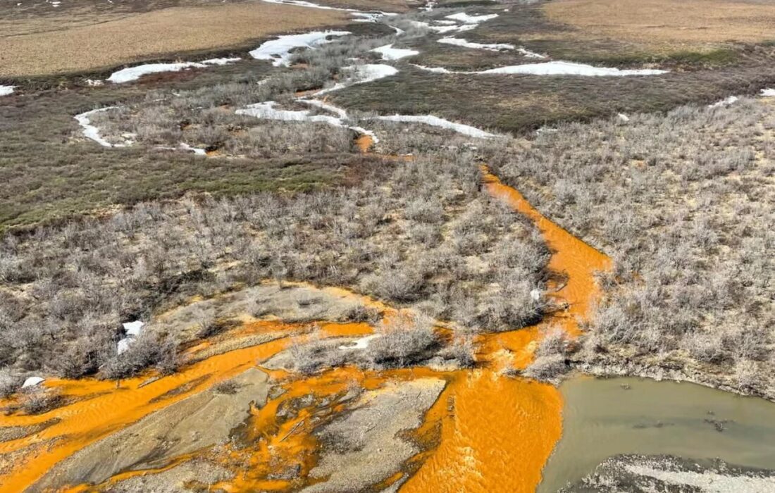 پرده از راز رنگ نارنجی رودخانههای قطب شمال برداشته شد