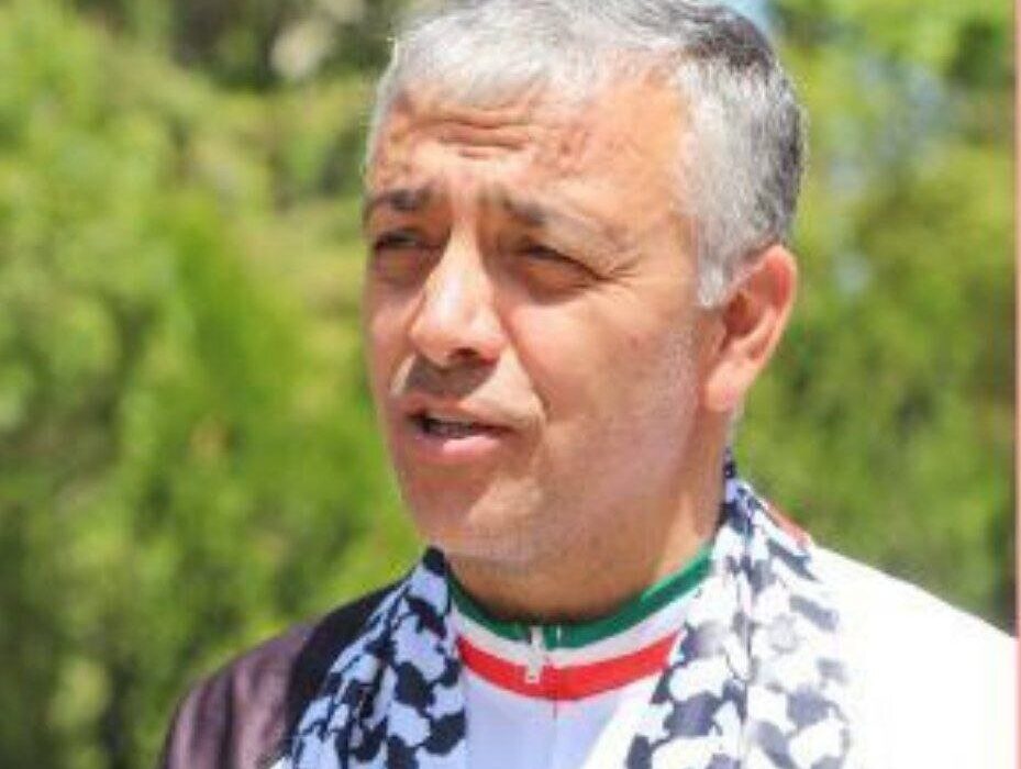 رکاب‌زنی حماسی دوچرخه‌سوار اردبیلی در حمایت از جبهه مقاومت