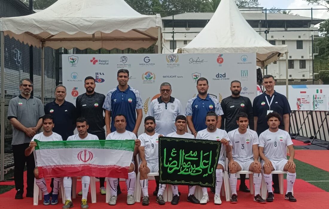 تیم ملی فوتبال نابینایان ایران در فینال جام ملتها به مصاف انگلیس میرود