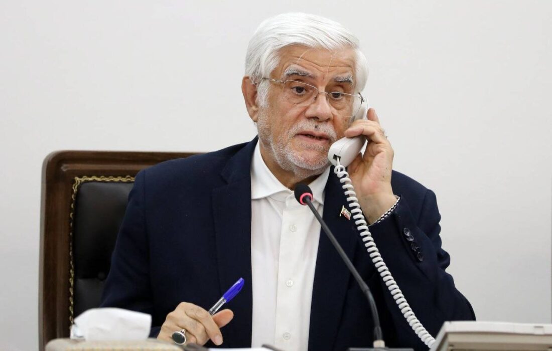 پیگیری عارف برای وضعیت دانشجویان آسیبدیده در حادثه سمنان از طریق تماس تلفنی