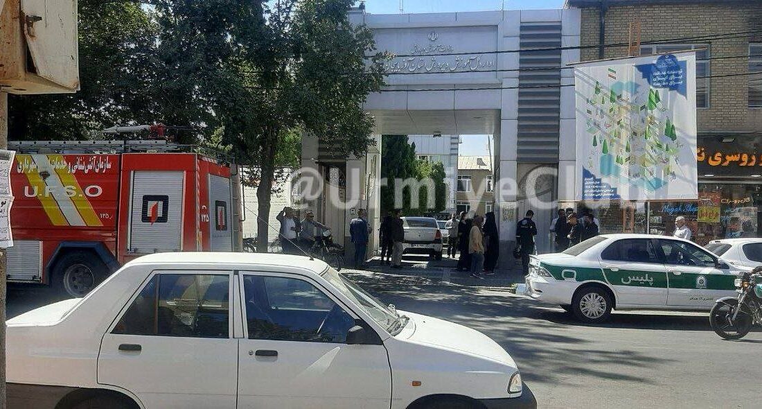 انفجار در اداره کل آموزش و پرورش آذربایجانغربی