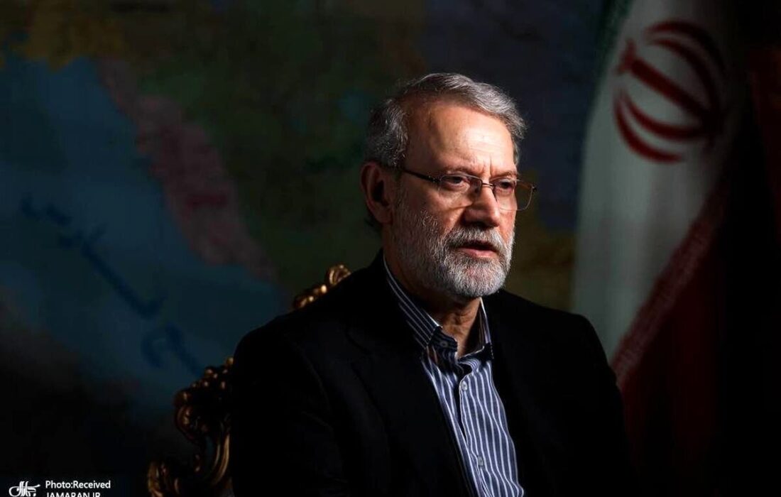 دیدار لاریجانی با فرزند سید حسن نصرالله در بیروت به روایت تصویر