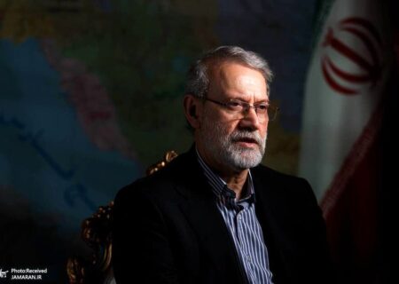 دیدار لاریجانی با فرزند سید حسن نصرالله در بیروت به روایت تصویر