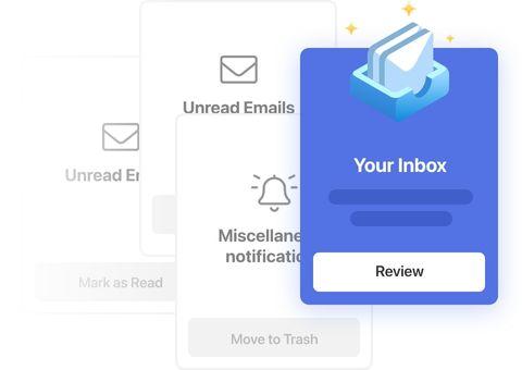 حذف یا دسته‌بندی ایمیل‌ها