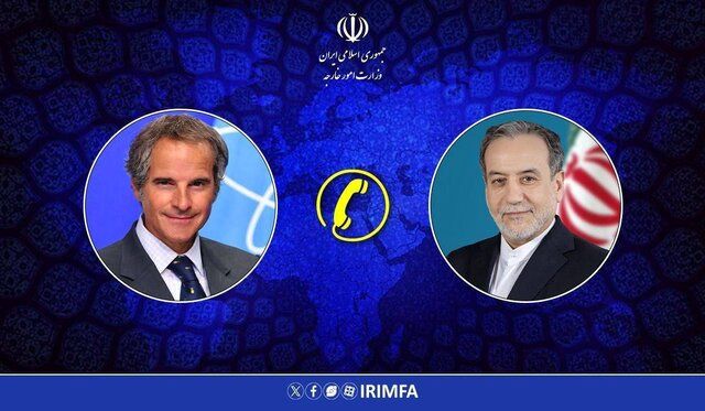 عراقچی در گفتگوی تلفنی با گروسی: ایران اقدامات سیاسی و فشار غیرمنصفانه را نمیپذیرد