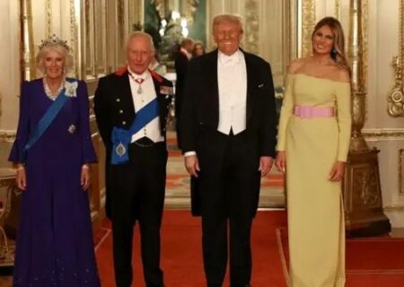 میز شامی که پادشاه انگلیس برای ترامپ پهن کرد/ عکس