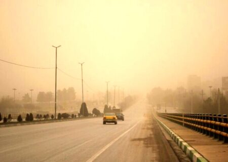 ٧ساعت «بنفش» در تهران؛ گرد و خاک «صالحیه» آسمان پایتخت را بهم ریخت