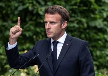 ماکرون: اسرائیل در برابر حماس شکست خورد