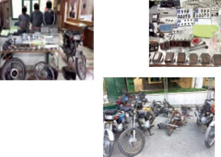 کشف مجهزترین مرکزجعل پلاک و اسناد موتورسیکلت