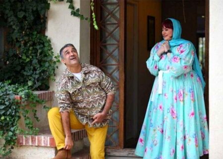 نعیمه نظام دوست و پژمان جمشیدی در یک مراسم هنری