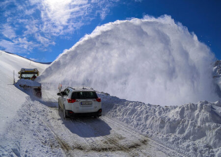 برف ارتفاعات شمال‌غرب ایران را سفیدپوش می‌کند