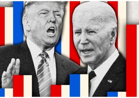 توهین جدید ترامپ به جو بایدن؛ خودکار جایگزین عکس رئیس جمهور سابق شد/ ویدئو