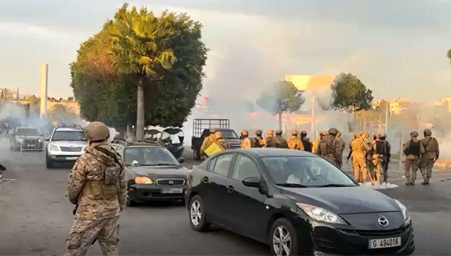 درگیری بین ارتش لبنان و هواداران و نیروهای حزب الله/ ویدئو