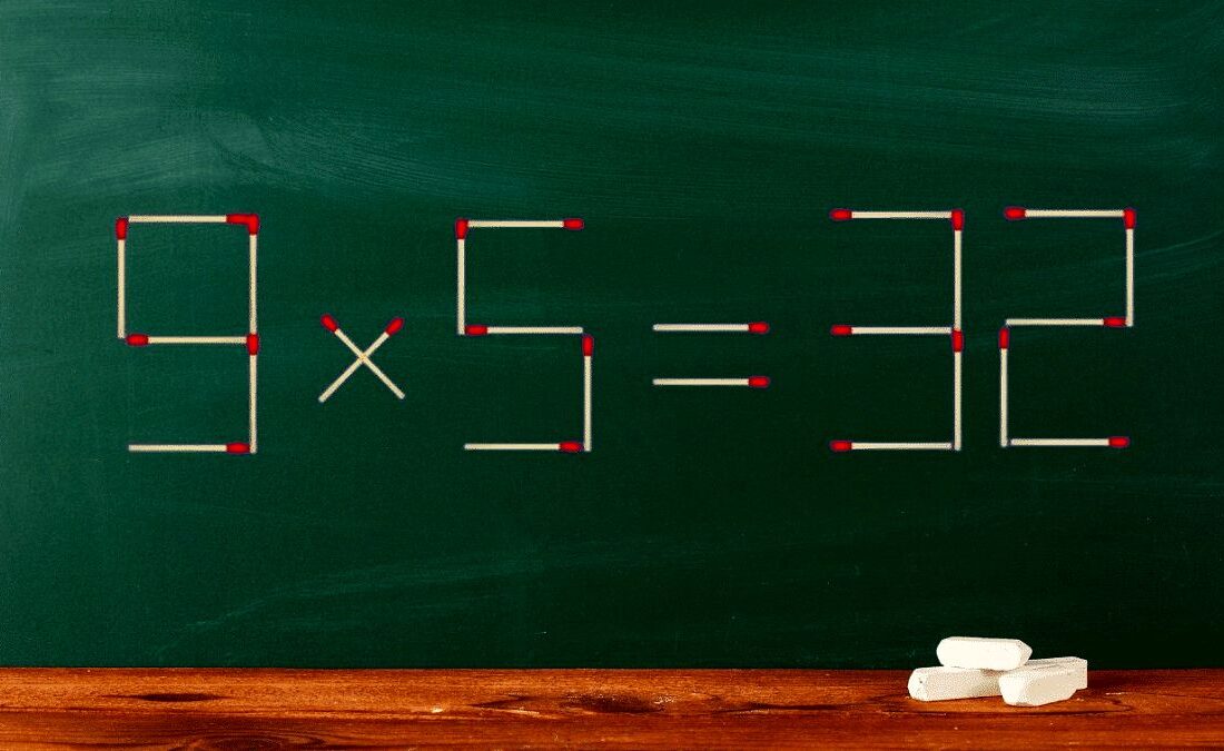 تست هوش/ فقط ۲ چوب کبریت را در 8 ثانیه جابجا کنید تا جواب درست را پیدا کنید