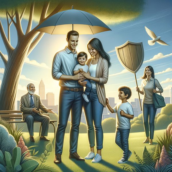 نقش بیمه در آرامش مالی خانواده‌ها