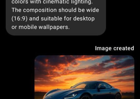 ساخت والپیپر های جذاب با چت جی پی تی