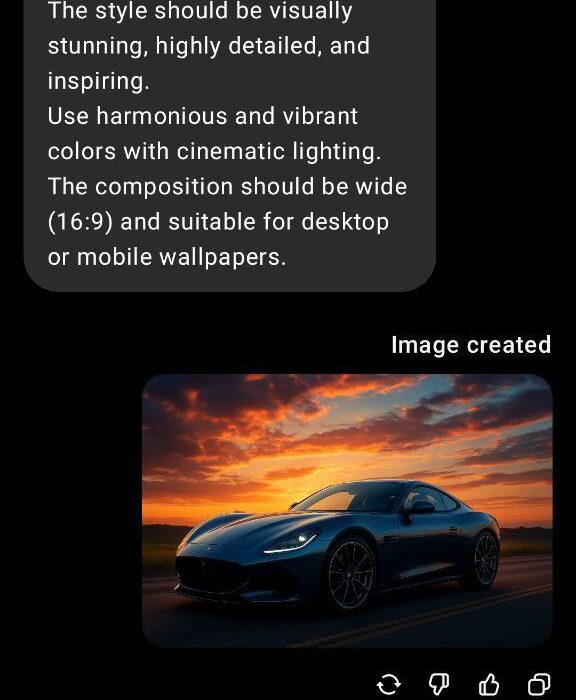 ساخت والپیپر های جذاب با چت جی پی تی