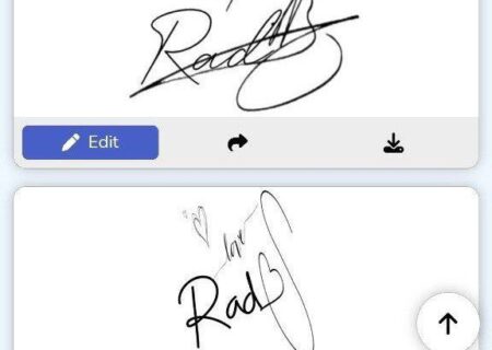 «امضای خود را با AI طراحی کنید؛ سریع، شیک و قابل ویرایش»