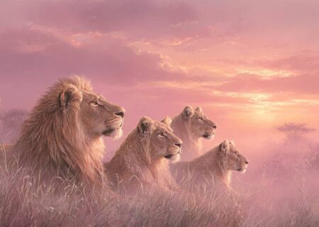 Dusk Serenade 🎨 | پرامپت خلاقانه نقاشی و هوش مصنوعی برای غروب سوانا