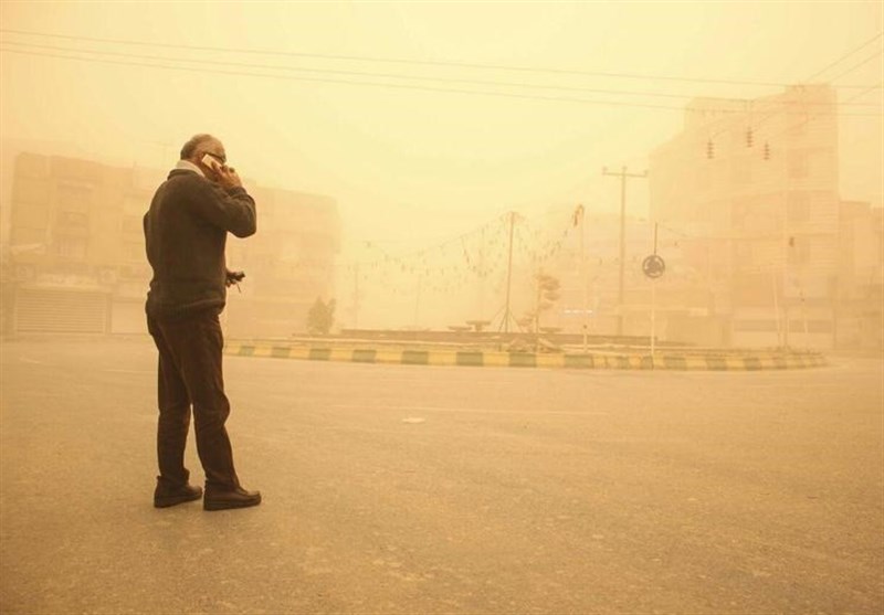 گرد و غبار، جادههای 10 استان را فرا گرفت؛ ترافیک سنگین در کندوان