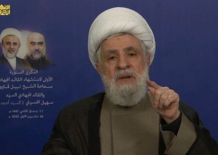 شیخ نعیم قاسم درباره پروژه «اسرائیل بزرگ» هشدار داد / طرح پرخطر ترامپ