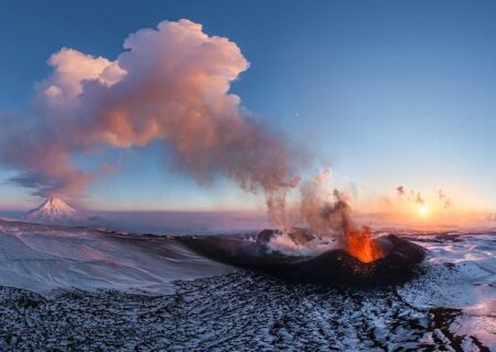 فعالیت آتشفشانی در کامچاتکای روسیه از سر گرفته شد