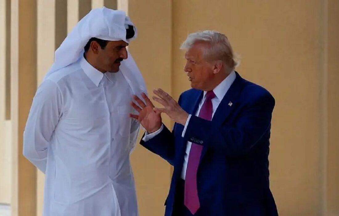 دوحه از تماس تلفنی امیر قطر و ترامپ درباره نقشه راه توقف مخاصمات در غزه خبر داد