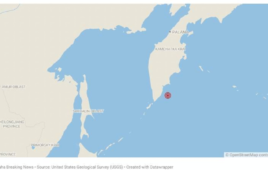 تداوم زمین‌لرزه‌ها در کامچاتکا/ زلزله‌ای به بزرگی ۵ ریشتر شبه‌جزیره کامچاتکا را تکان داد